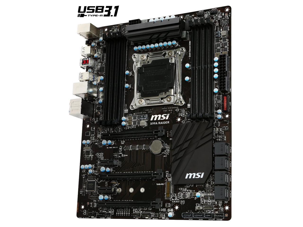 Msi x99a raider обзор