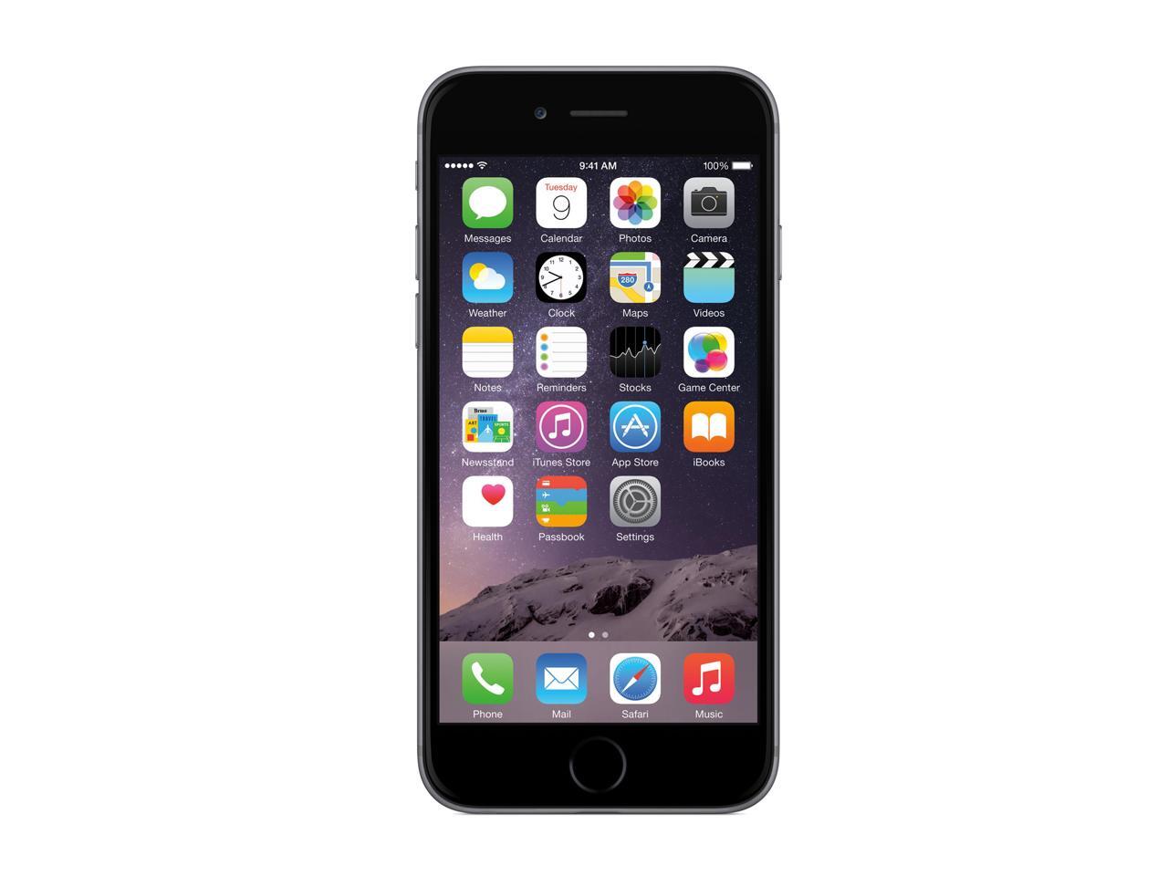 Refurbished Apple Iphone 6 Mg5w2ll A 16gb Cdma Verizon Ios Unlocked Space Gray Newegg Com