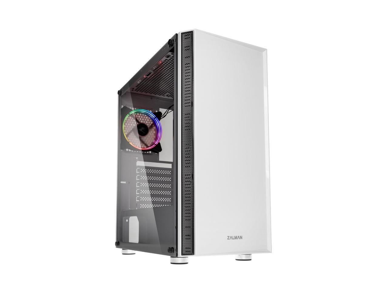 Zalman R2 ATX Mid Tower PC Case with Modern Mesh Front Panel Design