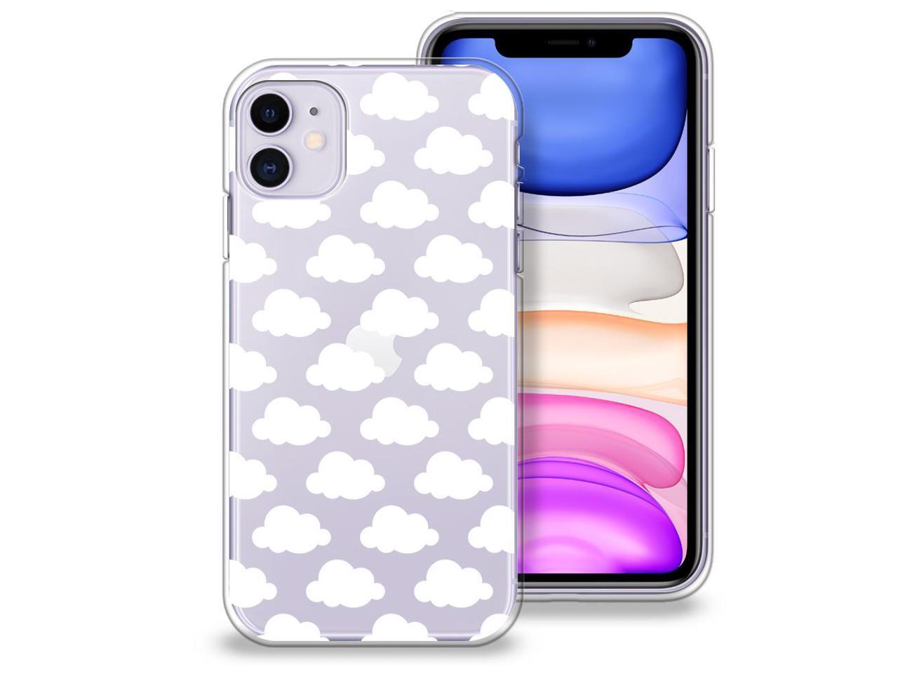 Soft TPU Case for iPhone 11 6.1 2019,Aoucase Luxury Pink Seashell Pattern 360 Ring Stand Holder Ultra-Slim Shockproof Crystal Rubber Case with Black Dual-use Pen for iPhone 11 6.1 2019