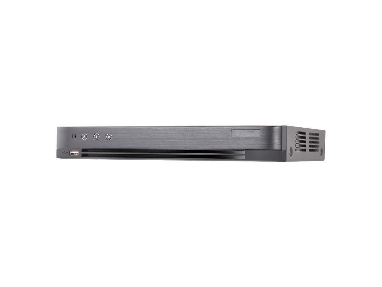 Hikvision Ds 78huhi K2 P Oem 8ch Power Over Coax Poc Turbo Hd Up To 8mp Tvi 5mp Ahd 4mp Cvi Cvbs And Support Ip All In One 4k Dvr H 265 Pro 2 Hdd Bay No Hdd Newegg Com