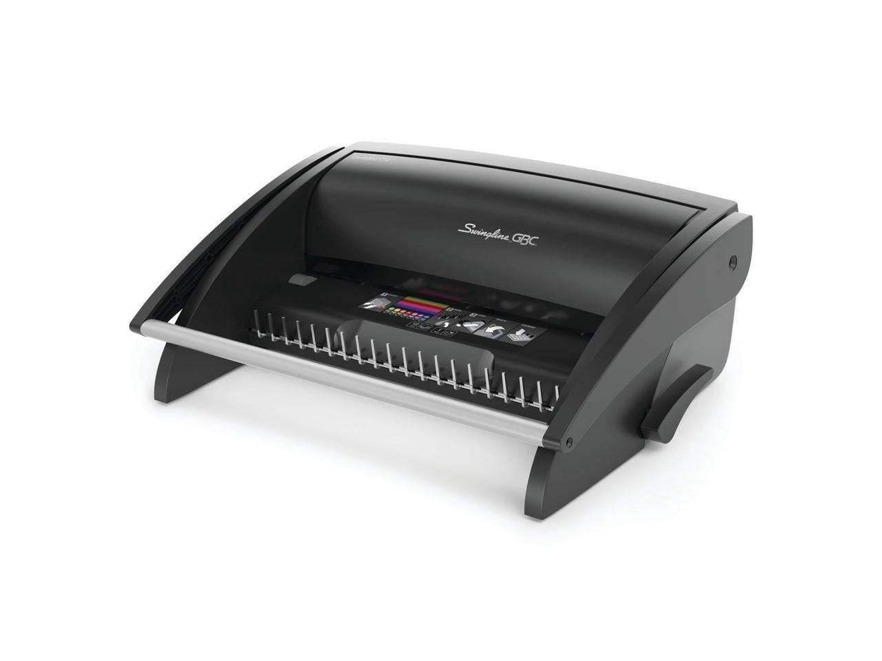 Gbc Binding Machine, Manual, 225 Sheets, Black Black 7706171A