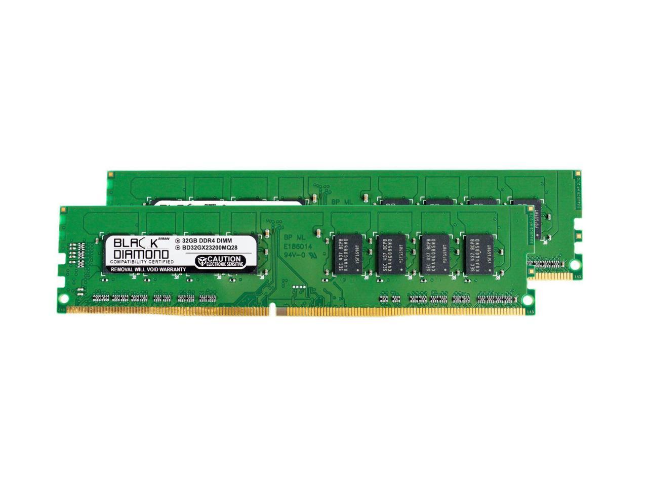 64GB Kit (2X32GB) DDR4 3200 Memory 288-pin (2Rx8) - Newegg.com