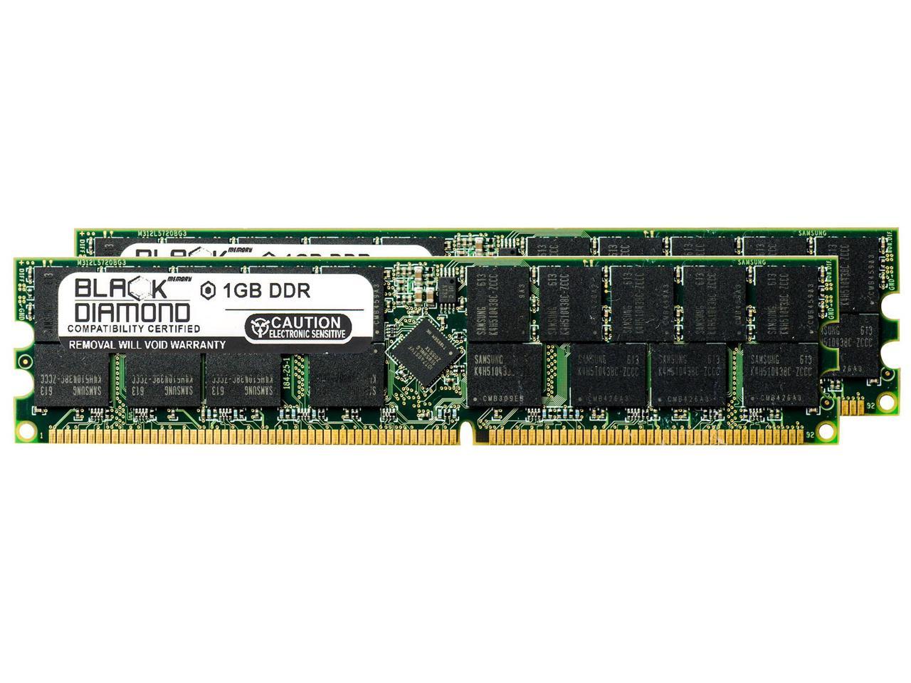 2GB PC2100 DDR-266 ECC Registered RAM Memory Upgrade Kit for The Compaq HP Server Server tc2120 2x1GB 