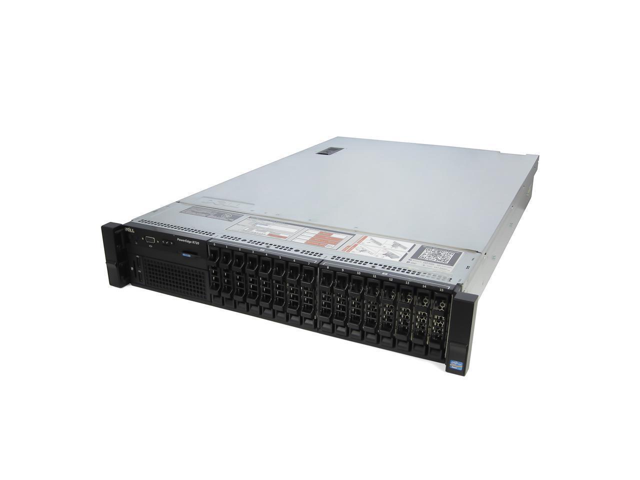 RAM Mounts DELL POWEREDGE R720 2 x INTEL XEON E5-2640 64GB RAM 2 x 1.2TB 10K SAS H710P 