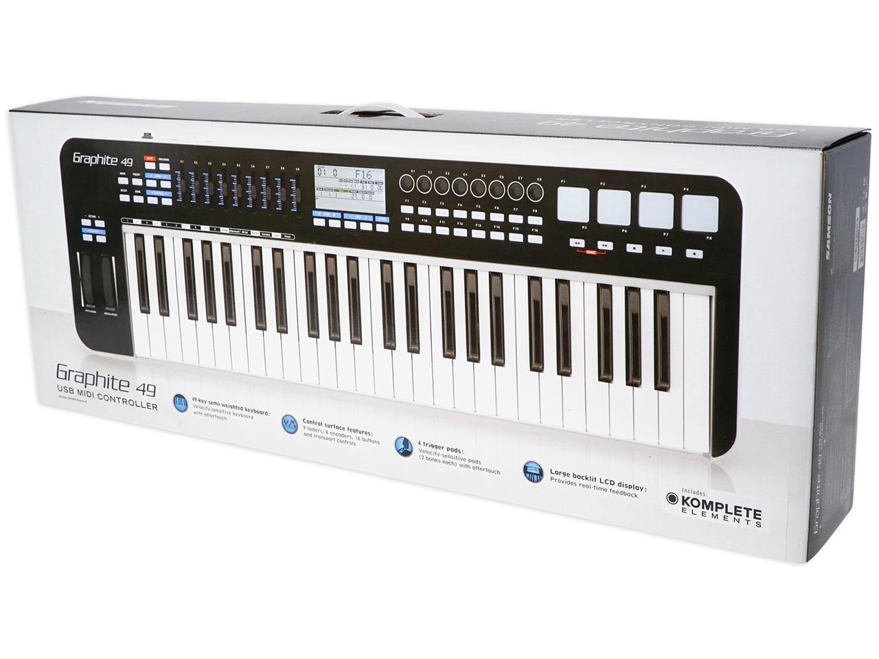 graphite 49 midi keyboard