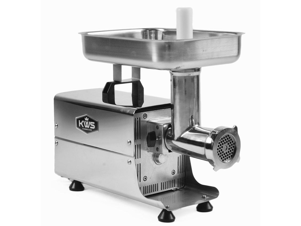 KWS SL8 Commercial 450W 1/2HP Electric Meat Grinder Stainless Steel