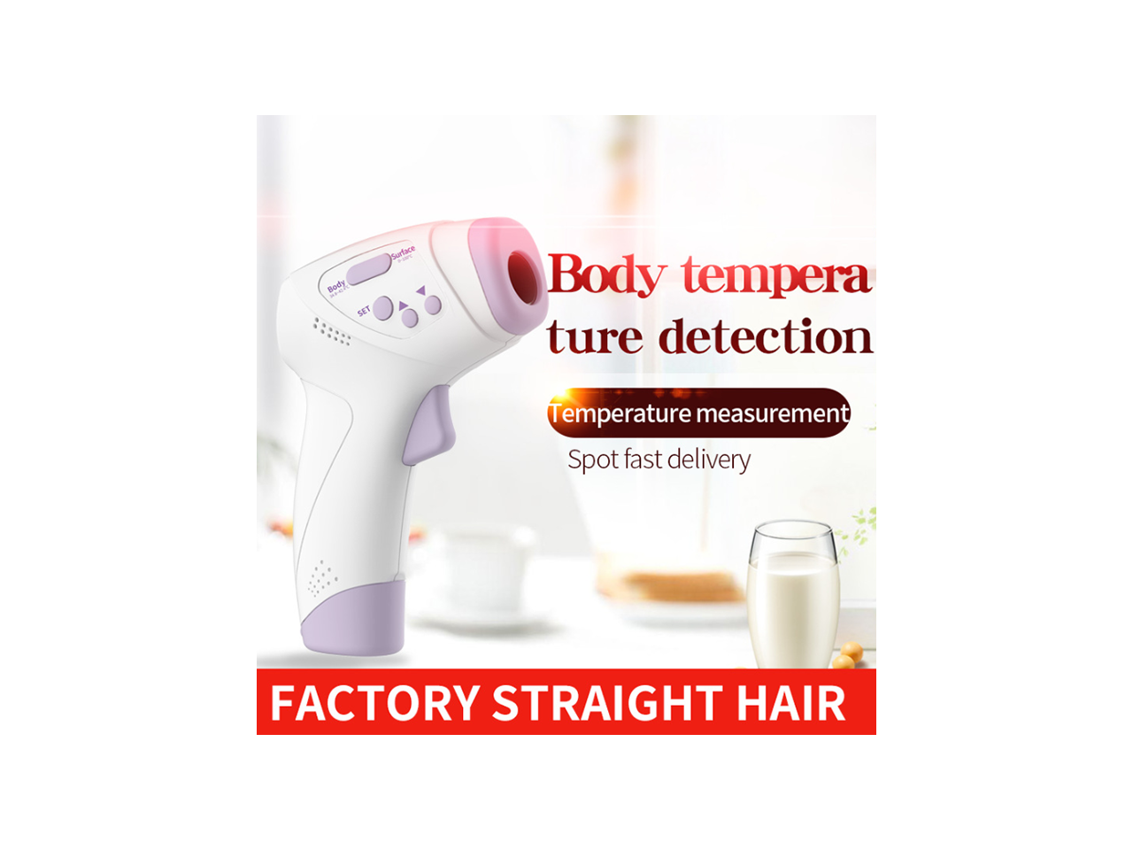 Digital Infrared Thermometer Forehead Body Non-contact Thermometer