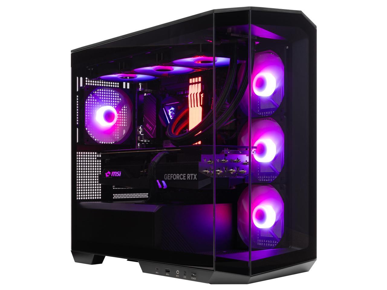 MSI MAG PANO M100R LIQUID COOLED Intel 20 - Core i7-14700KF 3.40GHz - NVIDIA GeForce RTX 4090 24GB - B760 Chipset - 2TB NVMe SSD - 64GB DDR5(2X32GB) - 1000W - Windows 11 Gaming Desktop PCの商品画像