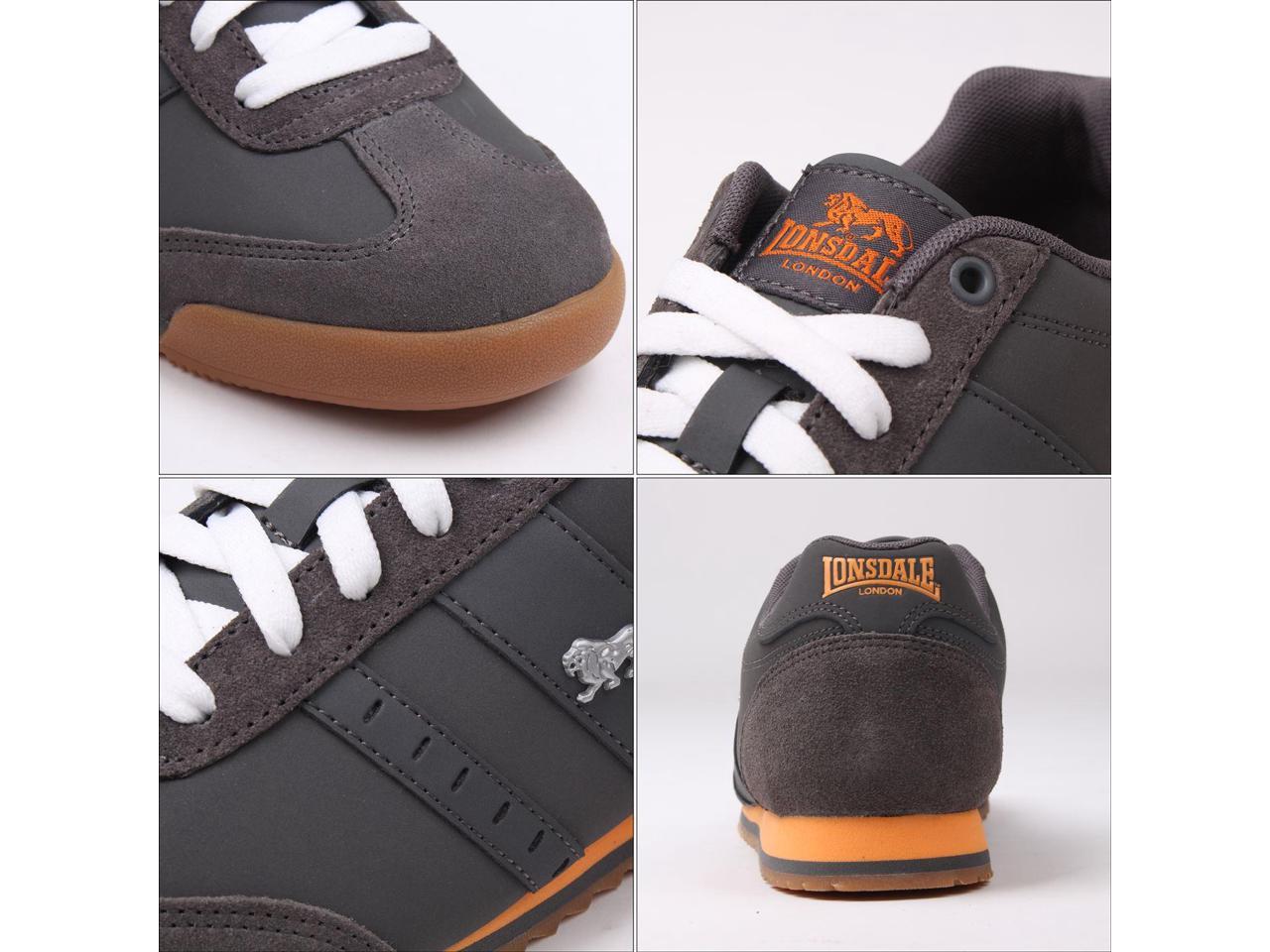 Lonsdale Mens Lambo Trainers Low Top 