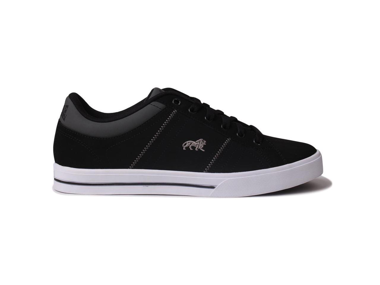 mens leather upper trainers