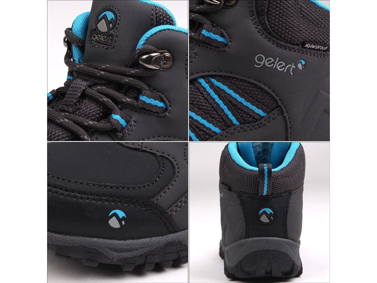 Details about   Gelert Kids Horizon Mid Waterproof Walking Boots Junior Lace Up Ankle Shoes 