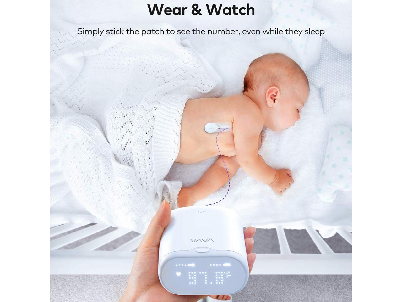 VAVA Smart Baby Thermometer, RealTime Temperature Monitor with Fever