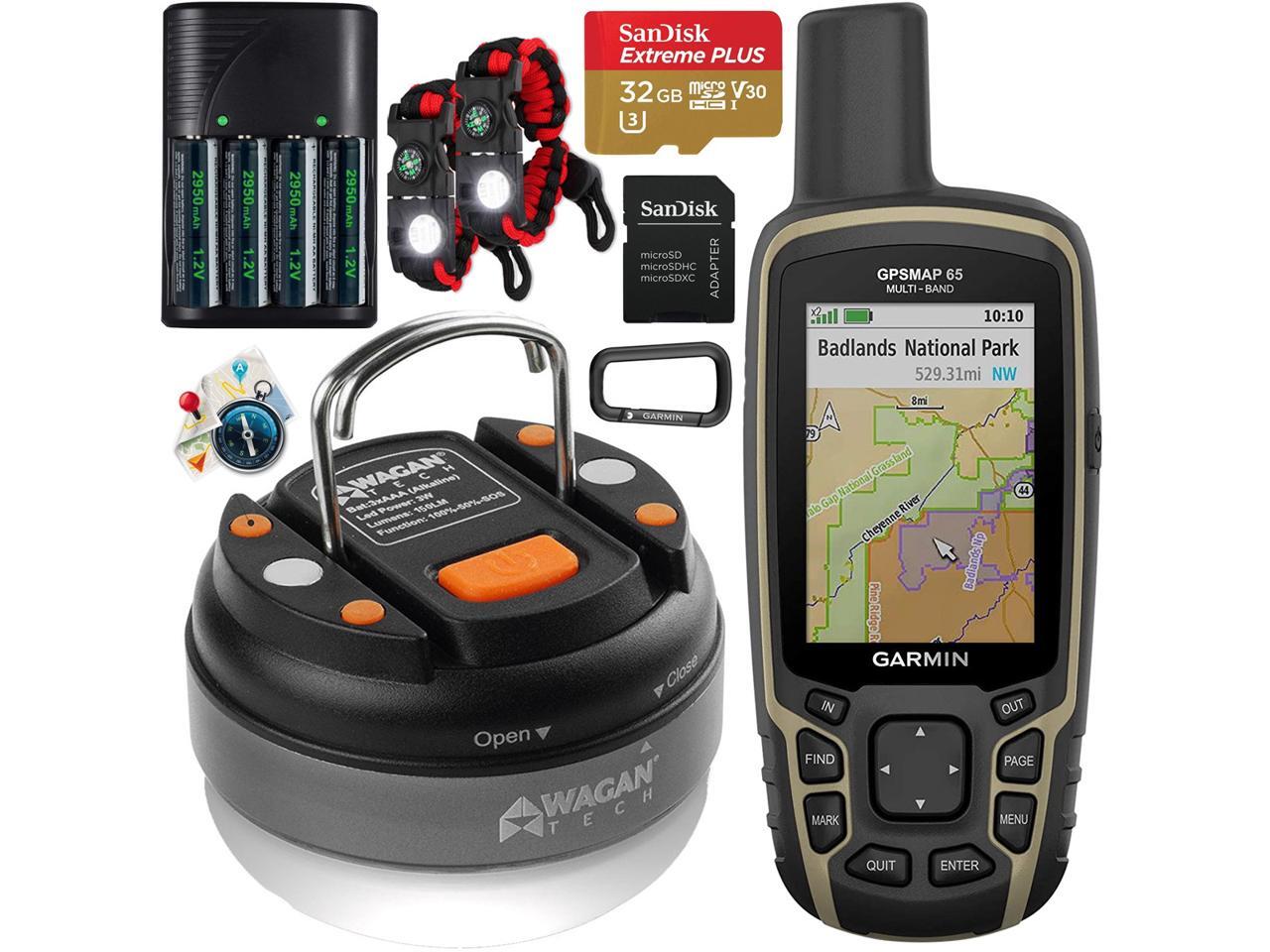 Garmin GPSMAP 65 Handheld Outdoor GPS GNSS Multi Band U.S. & Canada
