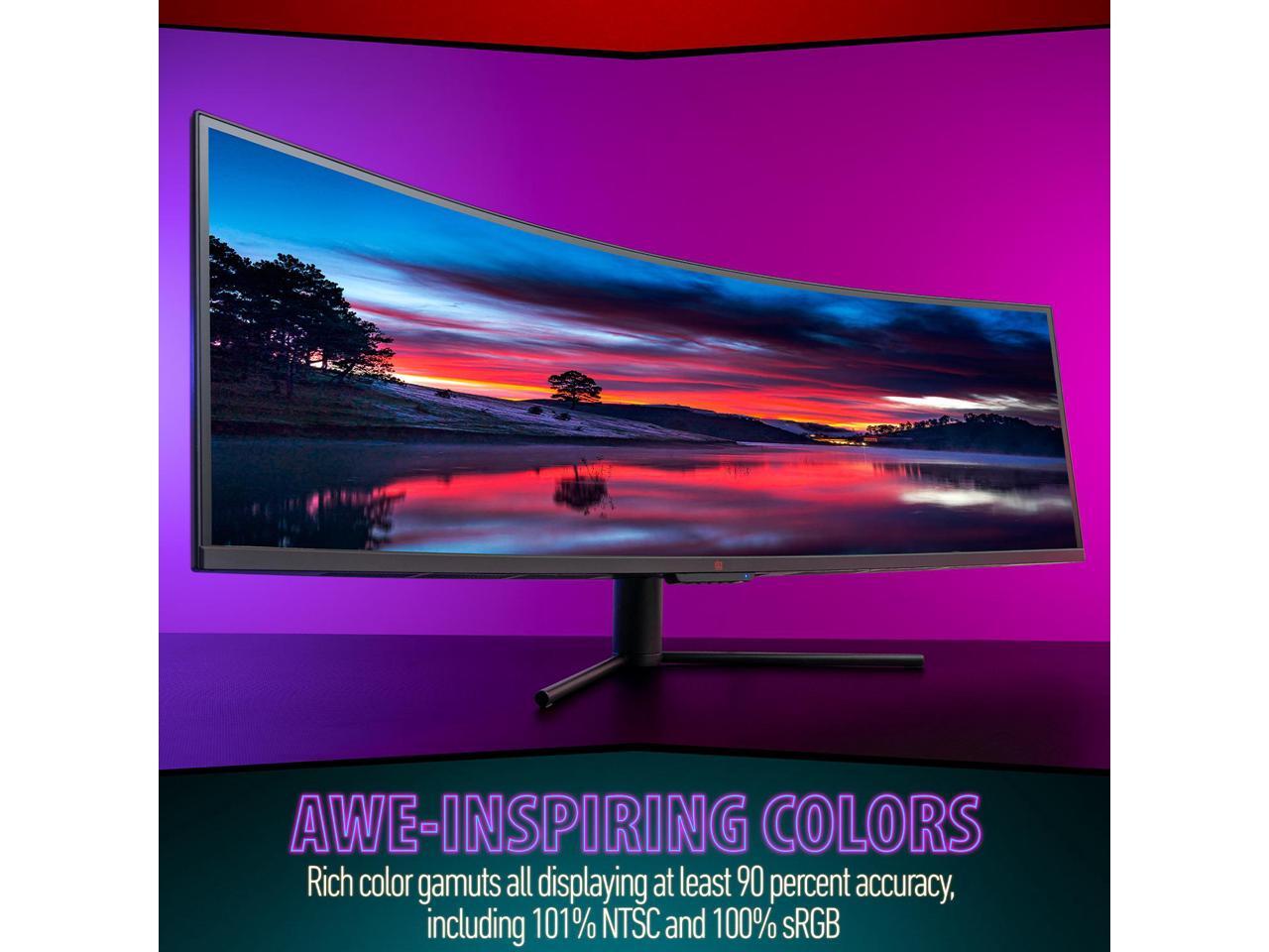 Deco Gear 49" Curved Ultrawide 5K Monitor 5120x1440 DGHD, 120Hz, 101