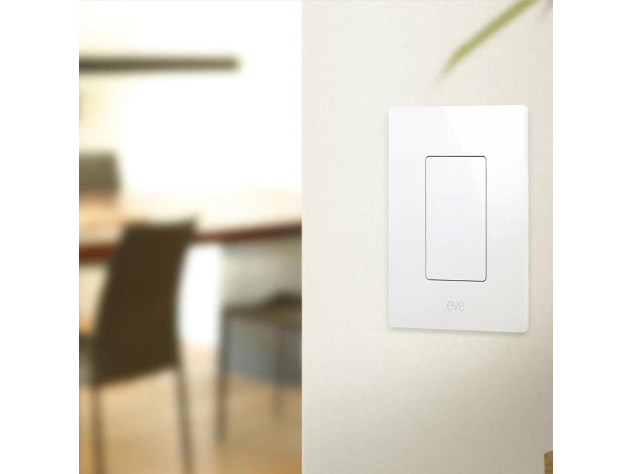 Eve Light Switch, Connected Wall Switch with Apple HomeKit Technology