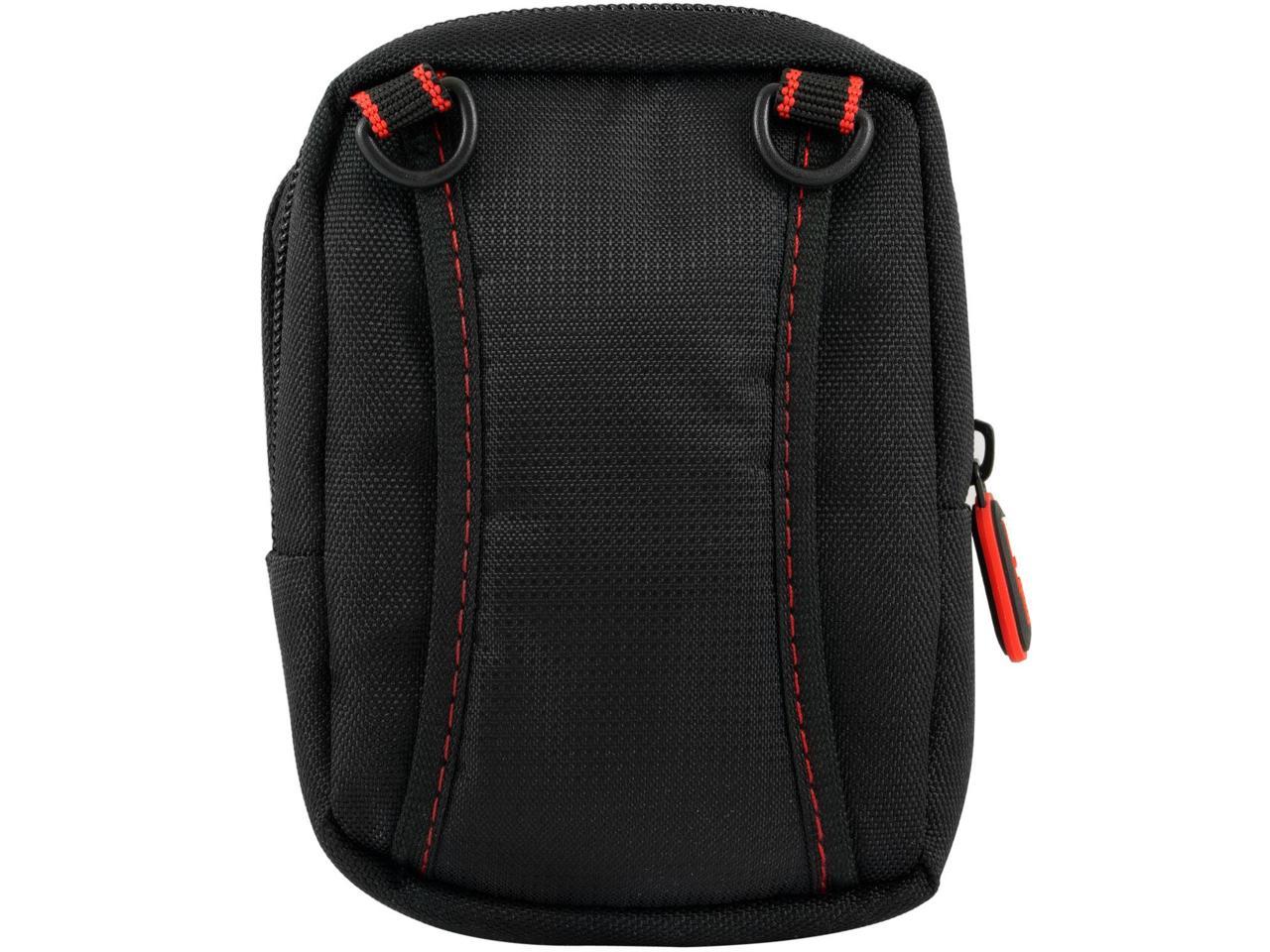 Deco Gear Point and Shoot Field Bag Camera Case (Black/Red) - PNS100BK ...