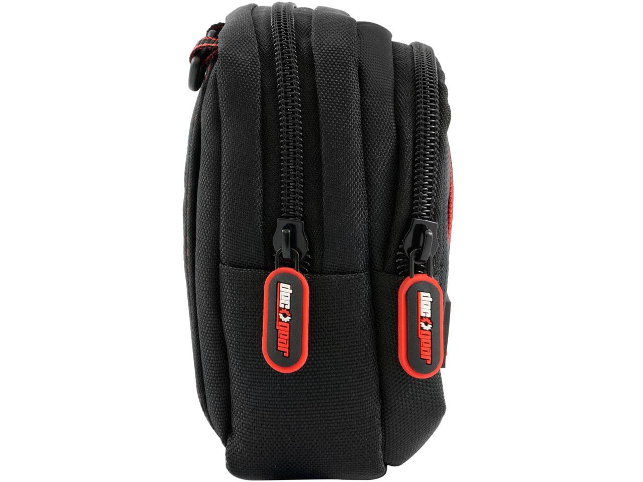 Deco Gear Point and Shoot Field Bag Camera Case (Black/Red) PNS100BK