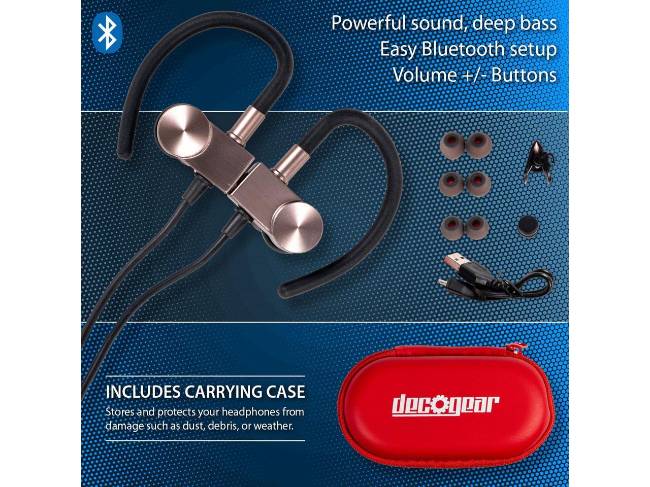 deco gear magnetic wireless sport earbuds