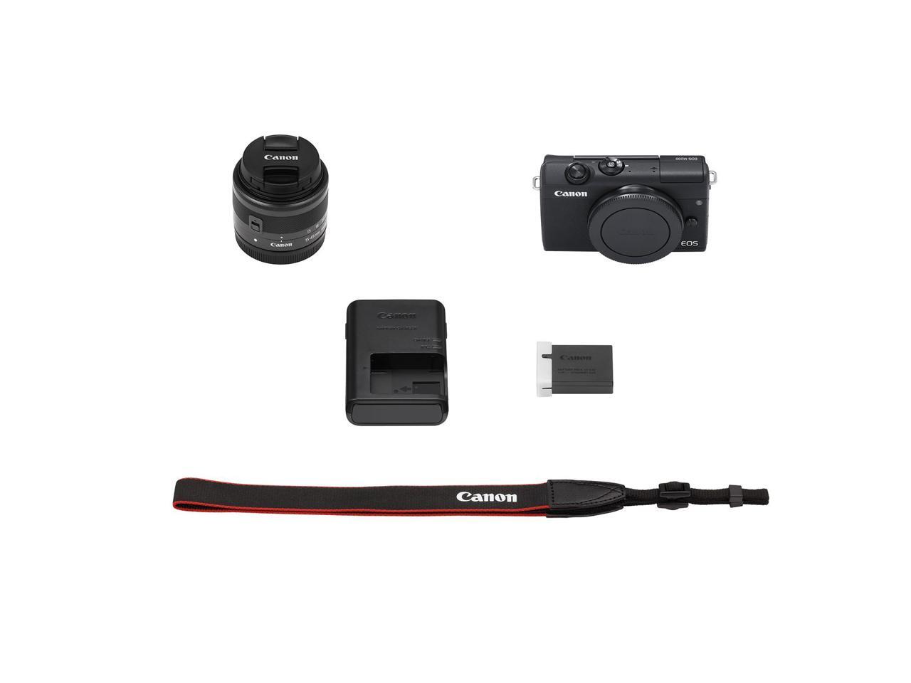 Canon EOS M200 24.2MP Mirrorless Compact Digital Camera with EFM 15