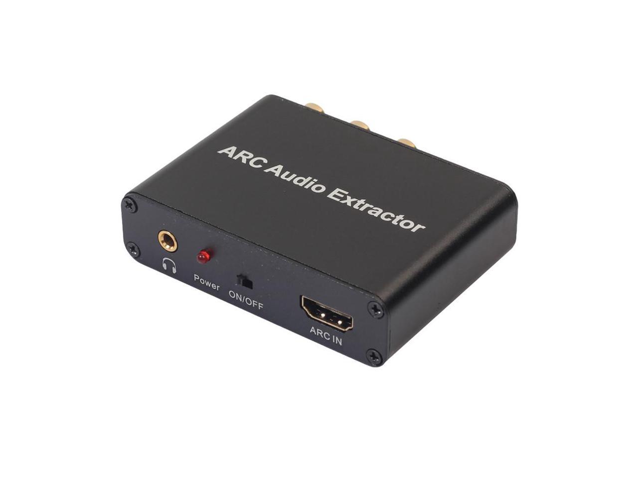 192KHz HDMI Audio ARC Extractor HDMI ARC To Toslink + Coaxial + L/R ...