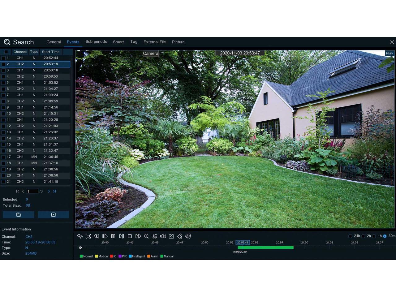 green backyard ip poe camera