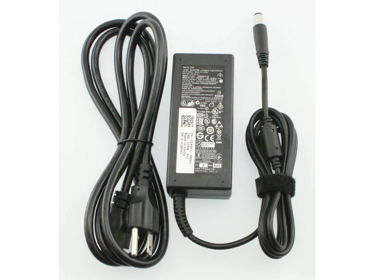 65W 4.5mm x 3.0mm Tip Ac Adapter Charger & Power Cord for select Dell