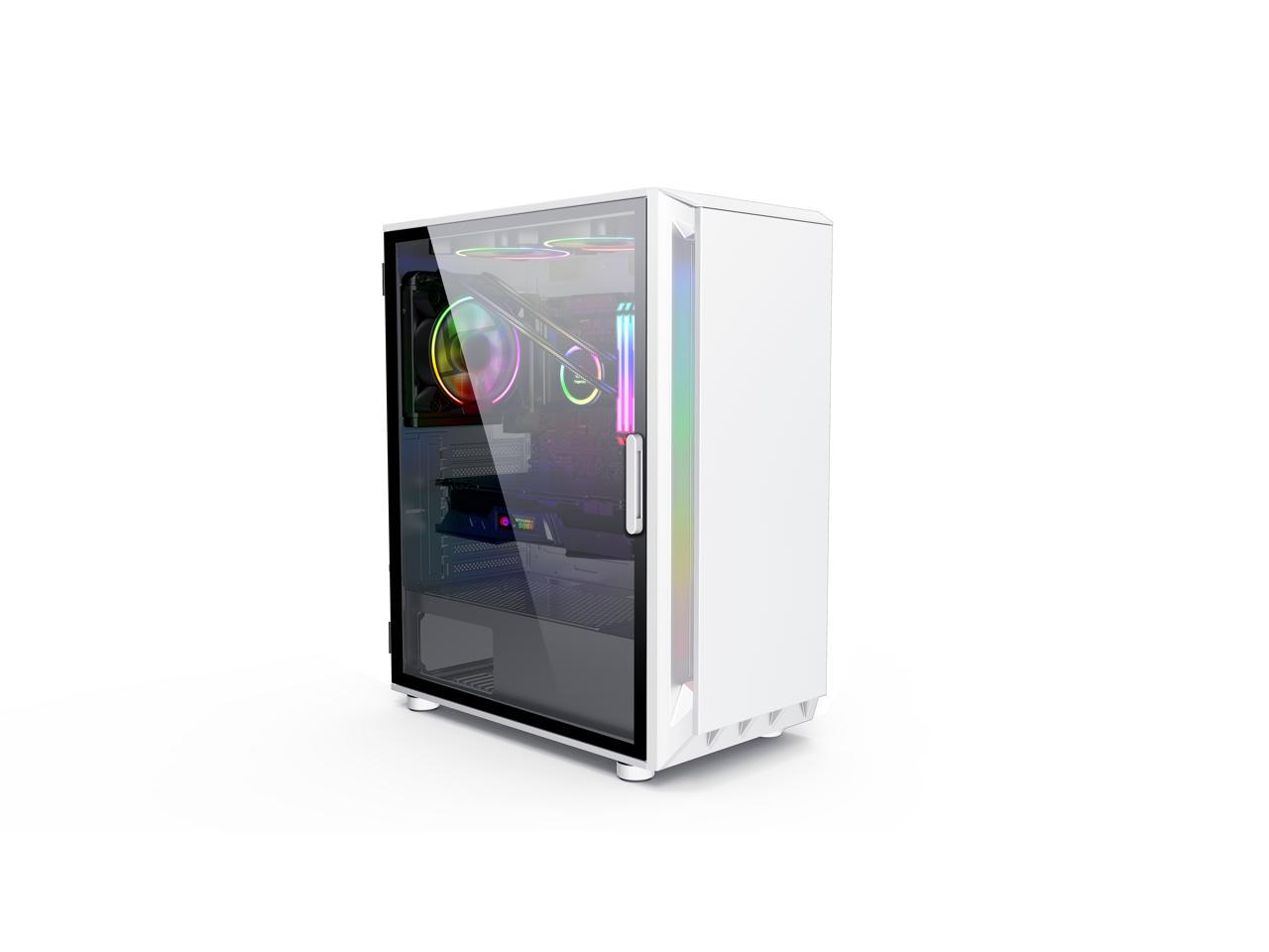 Segotep GANK 5 ATX Micro-ATX, MINI-ITX Mid Case USB3.0 Port, 1.0mm SPCC ...