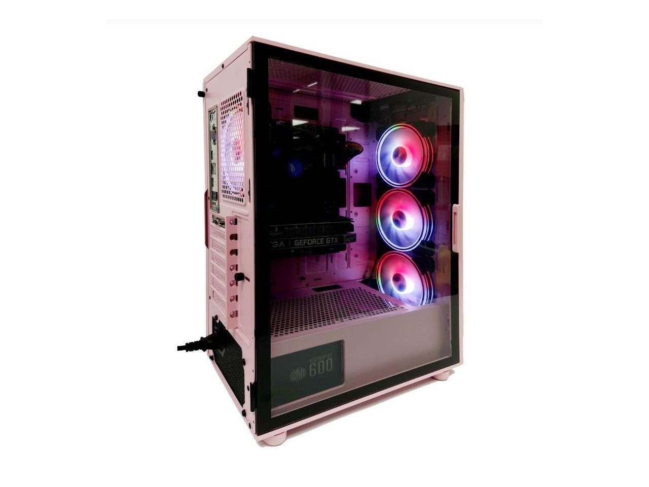 Gaming Pink RGB Desktop Tower PC- Intel Core i7 Skylake - 6700 3.4GHz ...