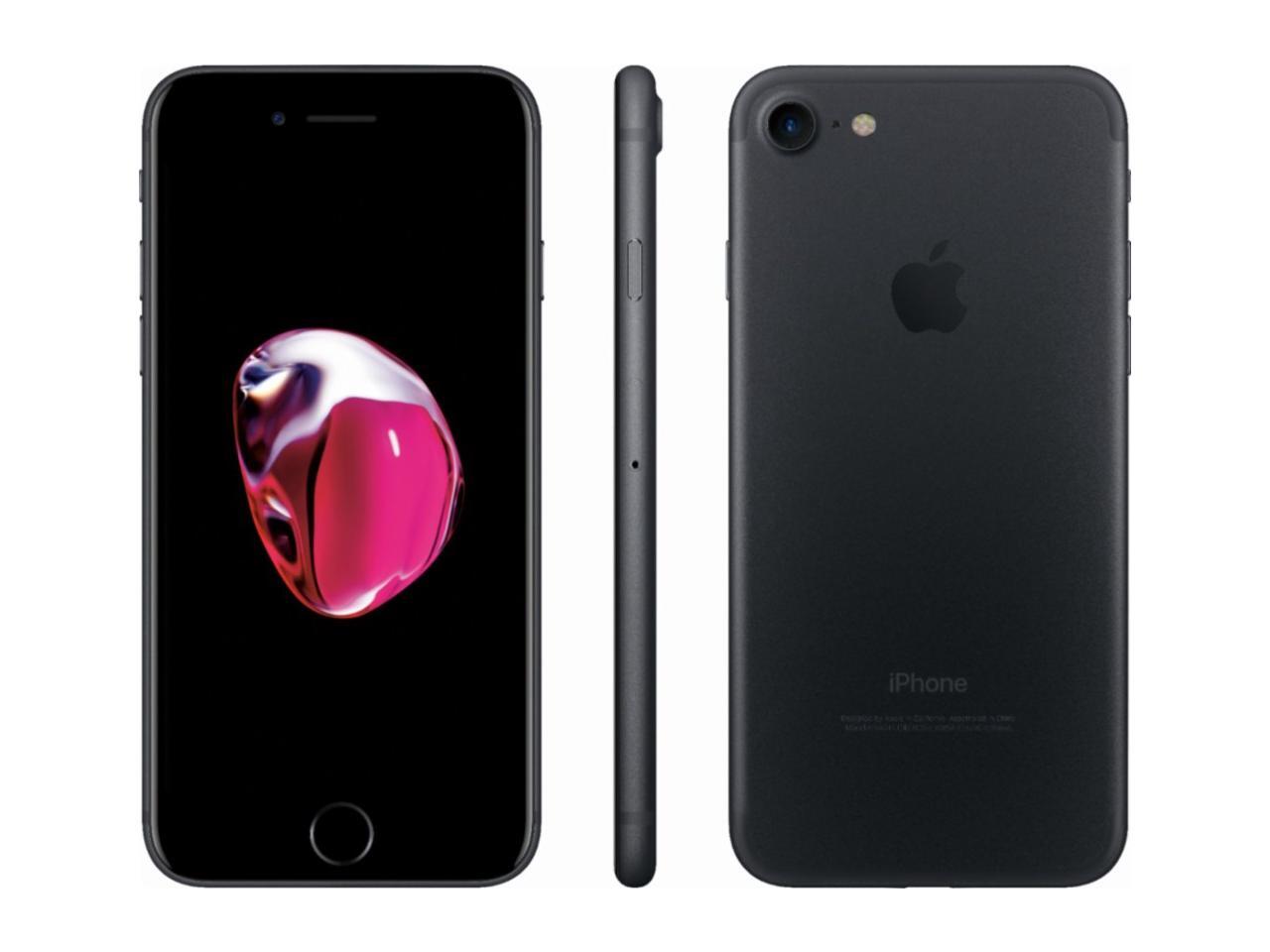 Refurbished Apple IPhone 7 4G LTE Unlocked GSM Phone W 12 MP Camera 4 7 Black 32GB Newegg
