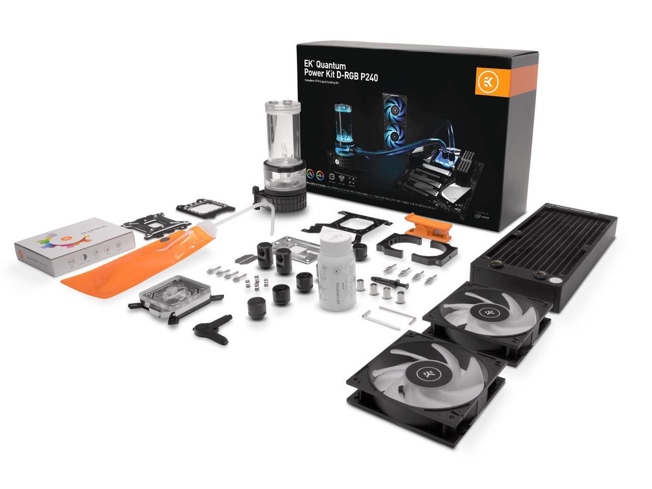 EKWB EKQuantum Power DRGB P240 Liquid / Water Cooling Kit System LGA