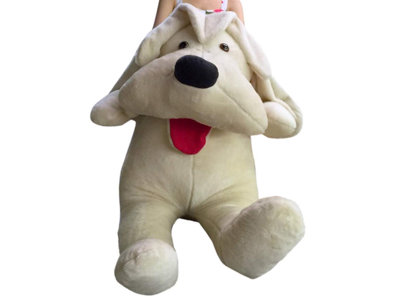 afro dog plush