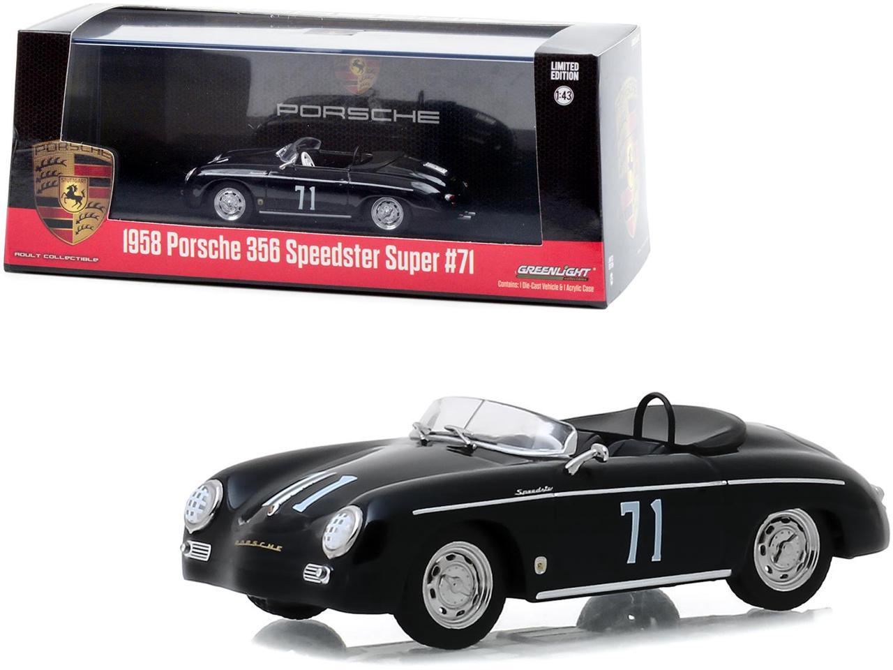 1/43 Porsche 356 Nr.1 Diecast Model Car DIY Alloy Toy Car 