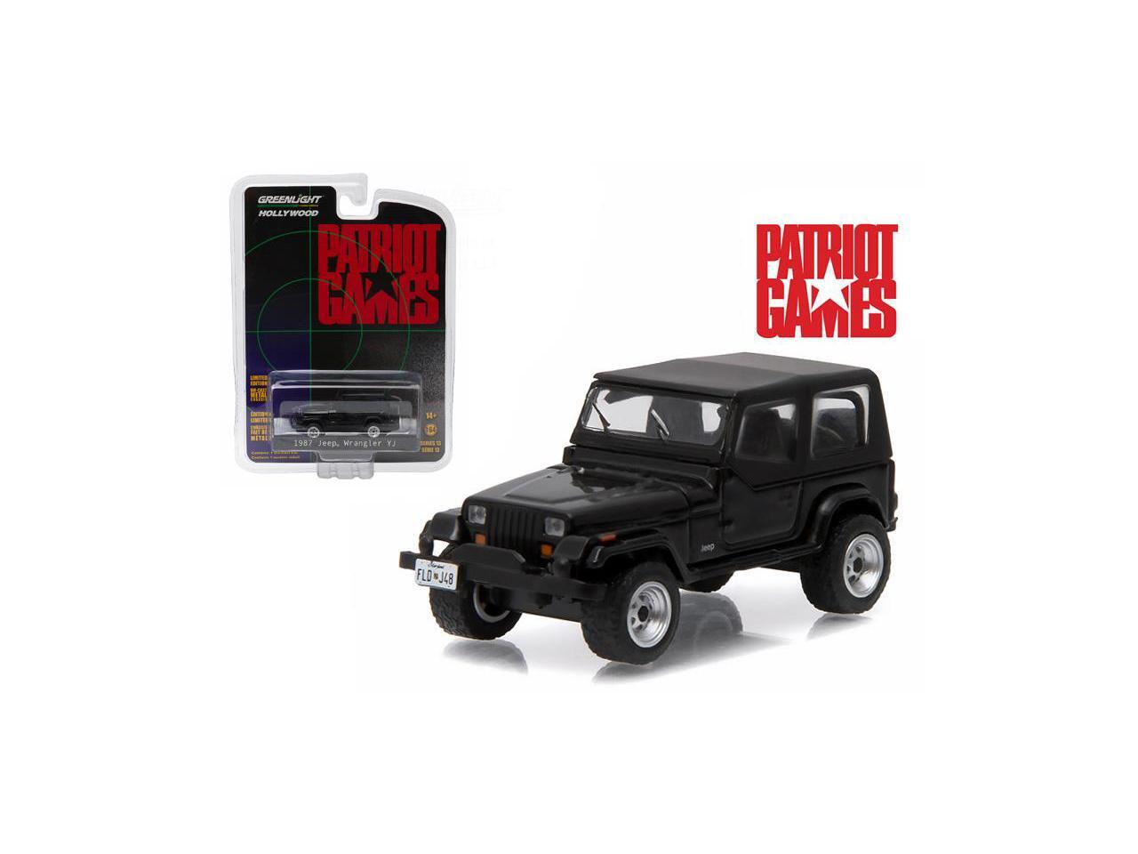 black jeep wrangler diecast model