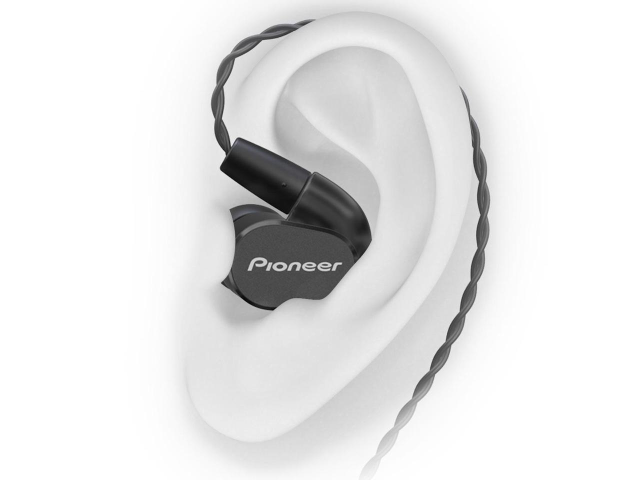 Pioneer Se Ch5t K Hi Res In Ear Headphones Black Newegg Com