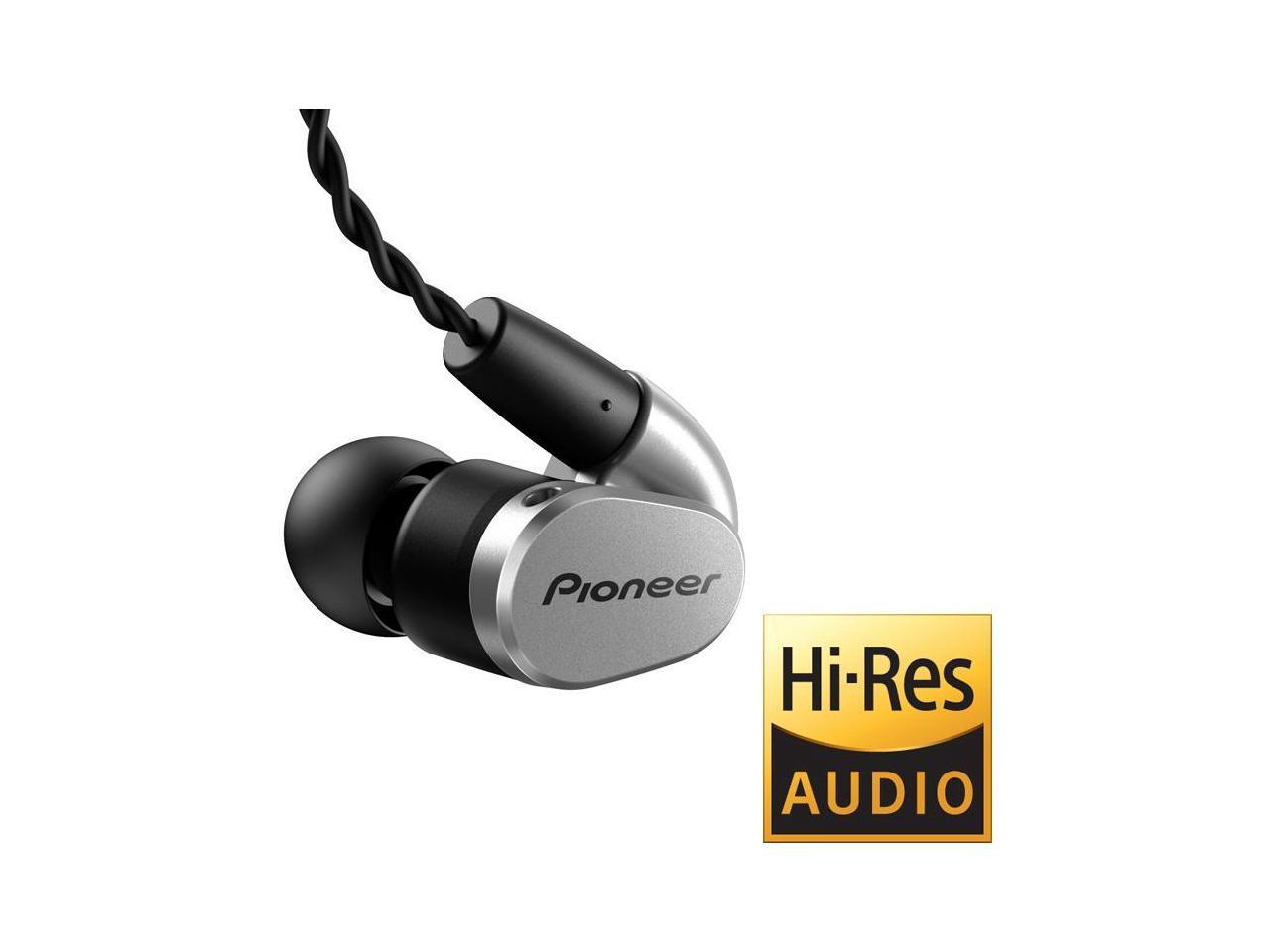 Pioneer Se Ch5t S In Ear Stereo Headphones Silver Newegg Com