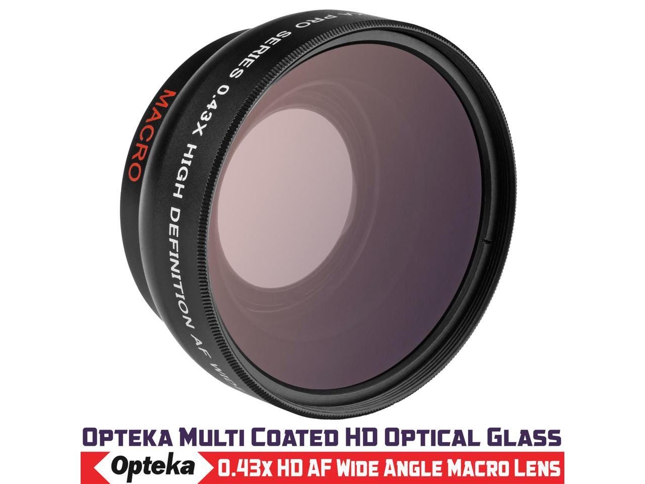 Opteka 52mm 0.43x Wide Angle Macro and 2.2x Telephoto Conversion Lens