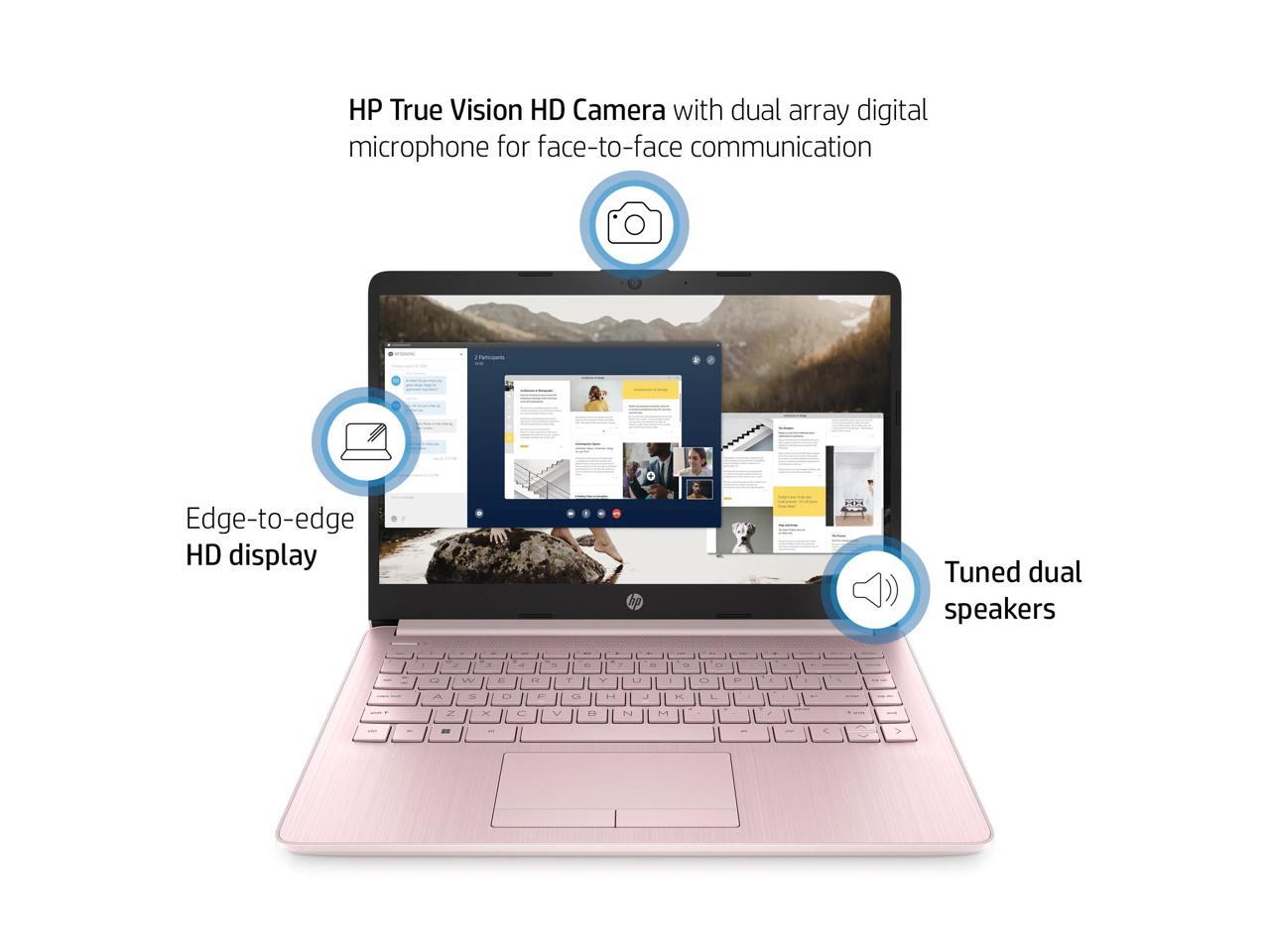 Refurbished: HP 14-cf2112wm 14" HD Laptop Celeron N4120 1.1GHz 4GB RAM ...