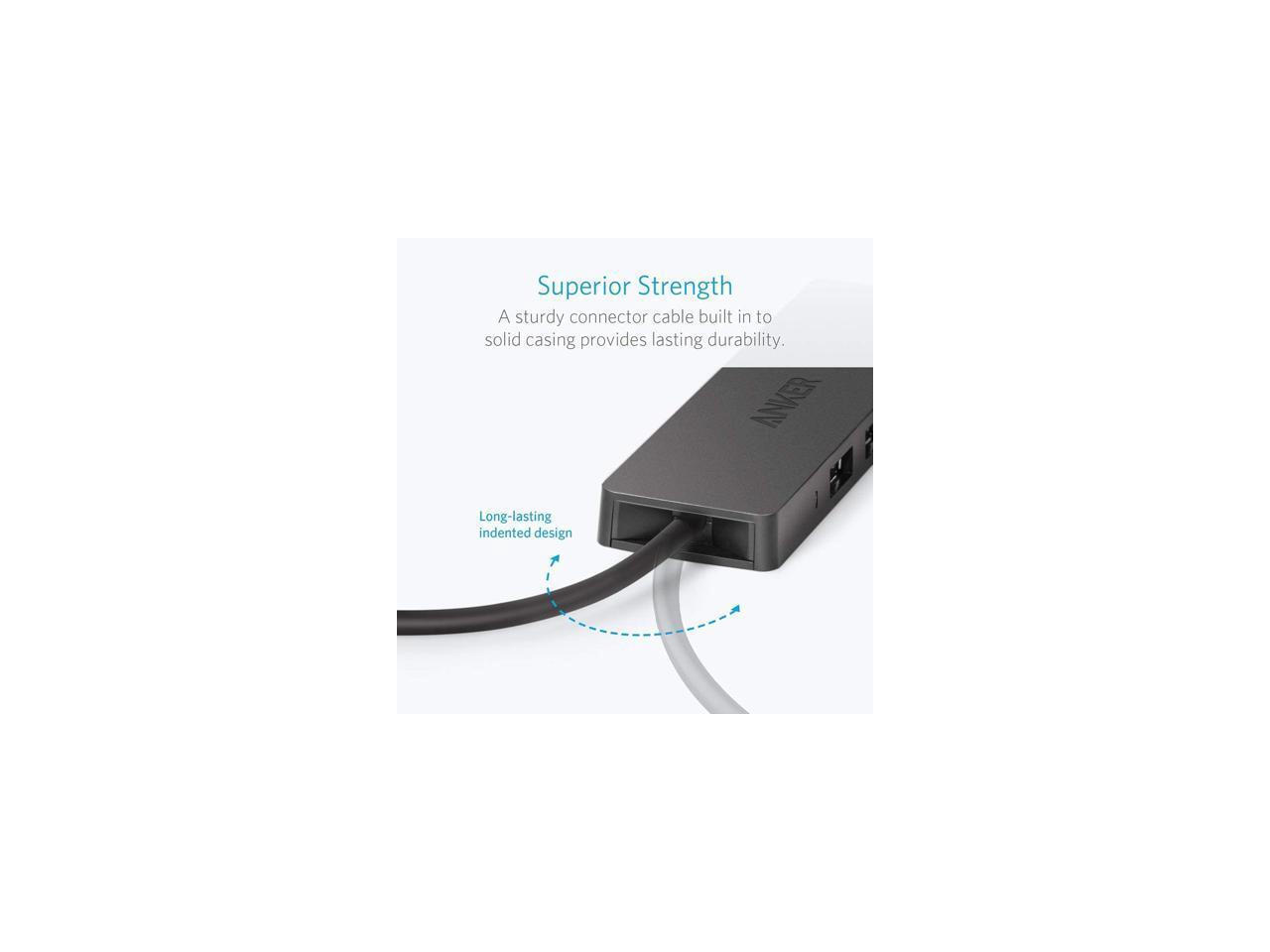 Anker 4 port usb 3 0 ultra slim data hub for macbook mac pro mini