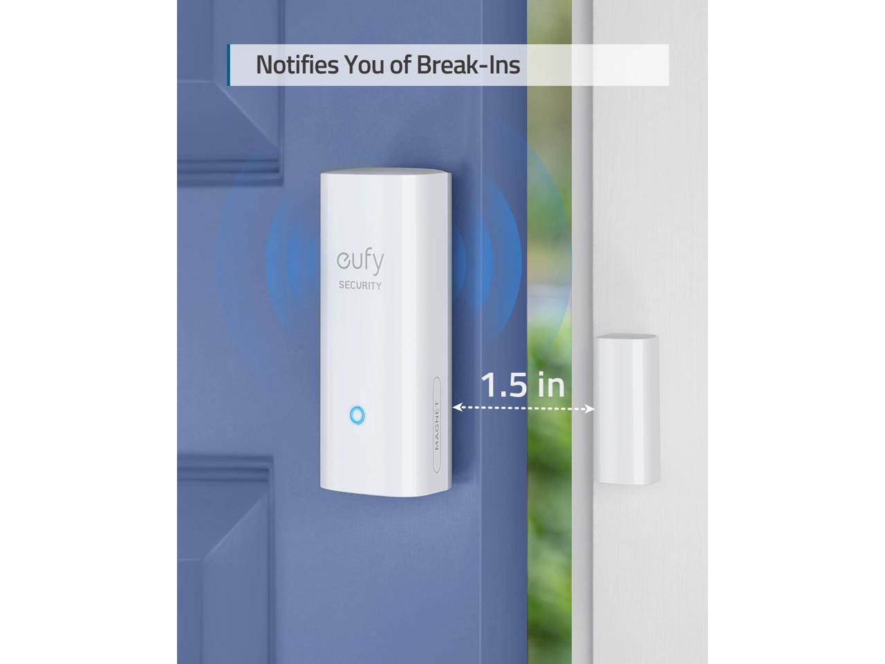 eufy Security Entry Sensor, Detects Opened and Closed Doors or Windows