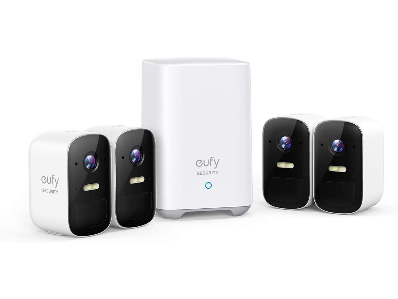 eufy Security, eufyCam 2C 4Cam Kit, Wireless Home Security System with 180Day Battery Life