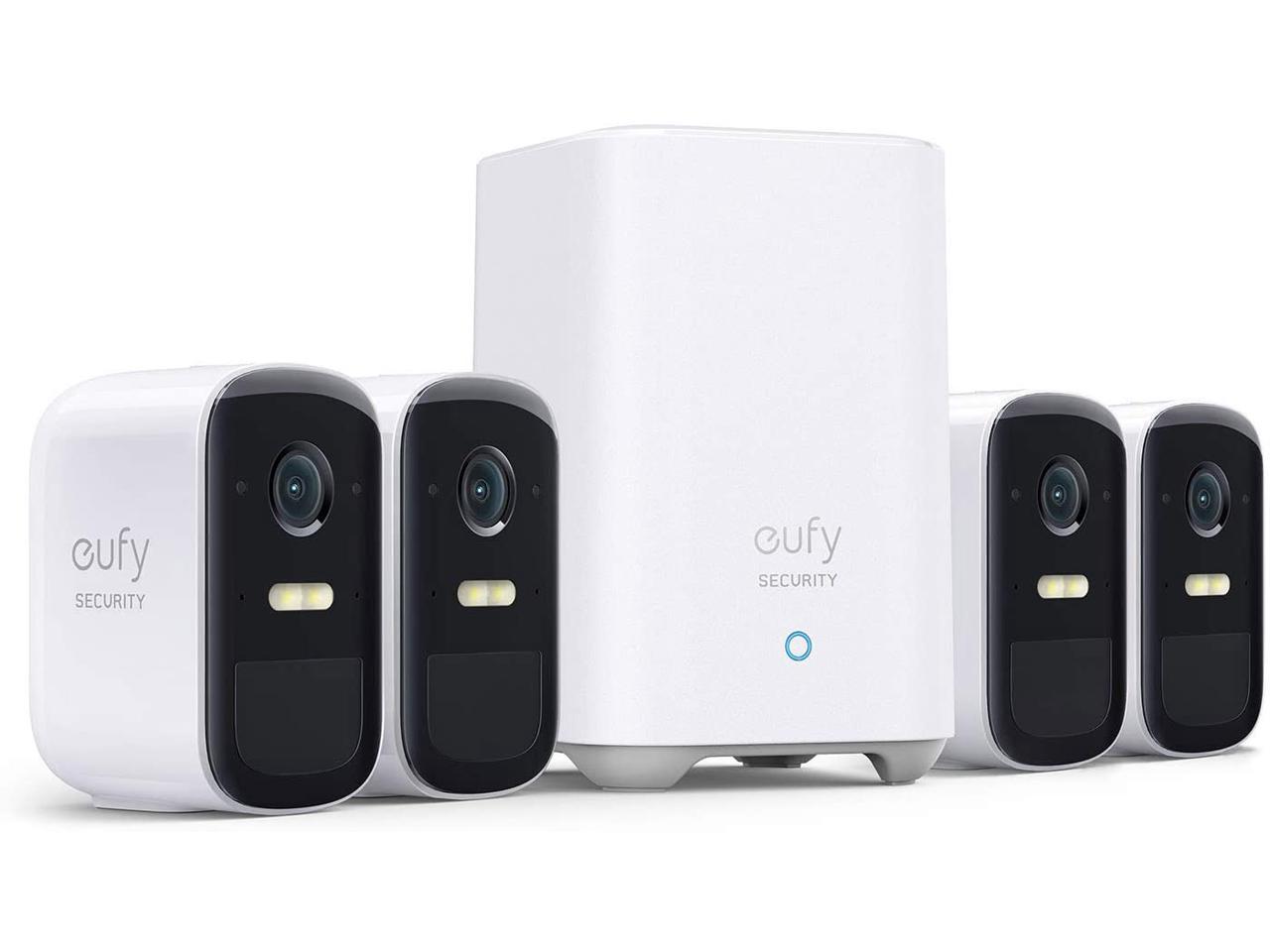 Eufy Security Eufycam 2c Pro 4 Cam Kit Wireless Home Security System With 2k Resolution 180 7937