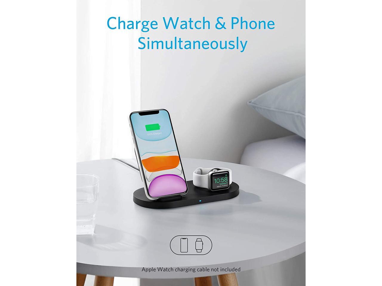 Anker Wireless Charging Station, PowerWave Sense 2in1 Stand with