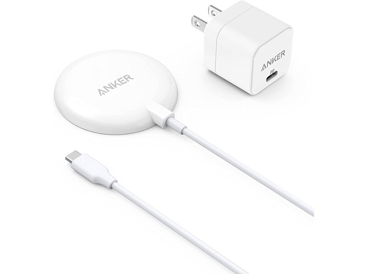 Anker Wireless Charger with 20W USBC Charger Bundle, 5 ft