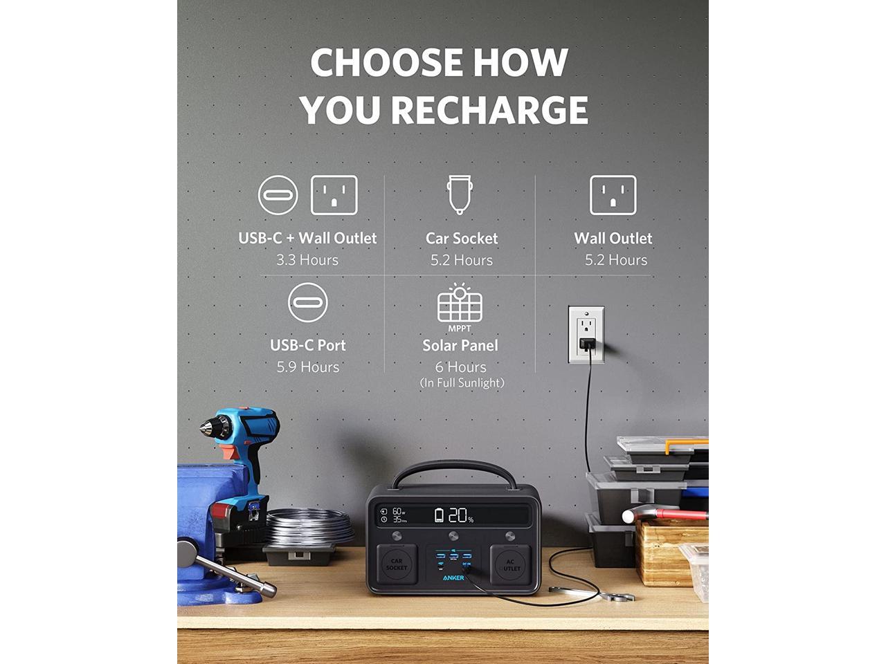 国内送料無料 wizKK本店Anker PowerHouse II 300 ポータブル電源 288Wh