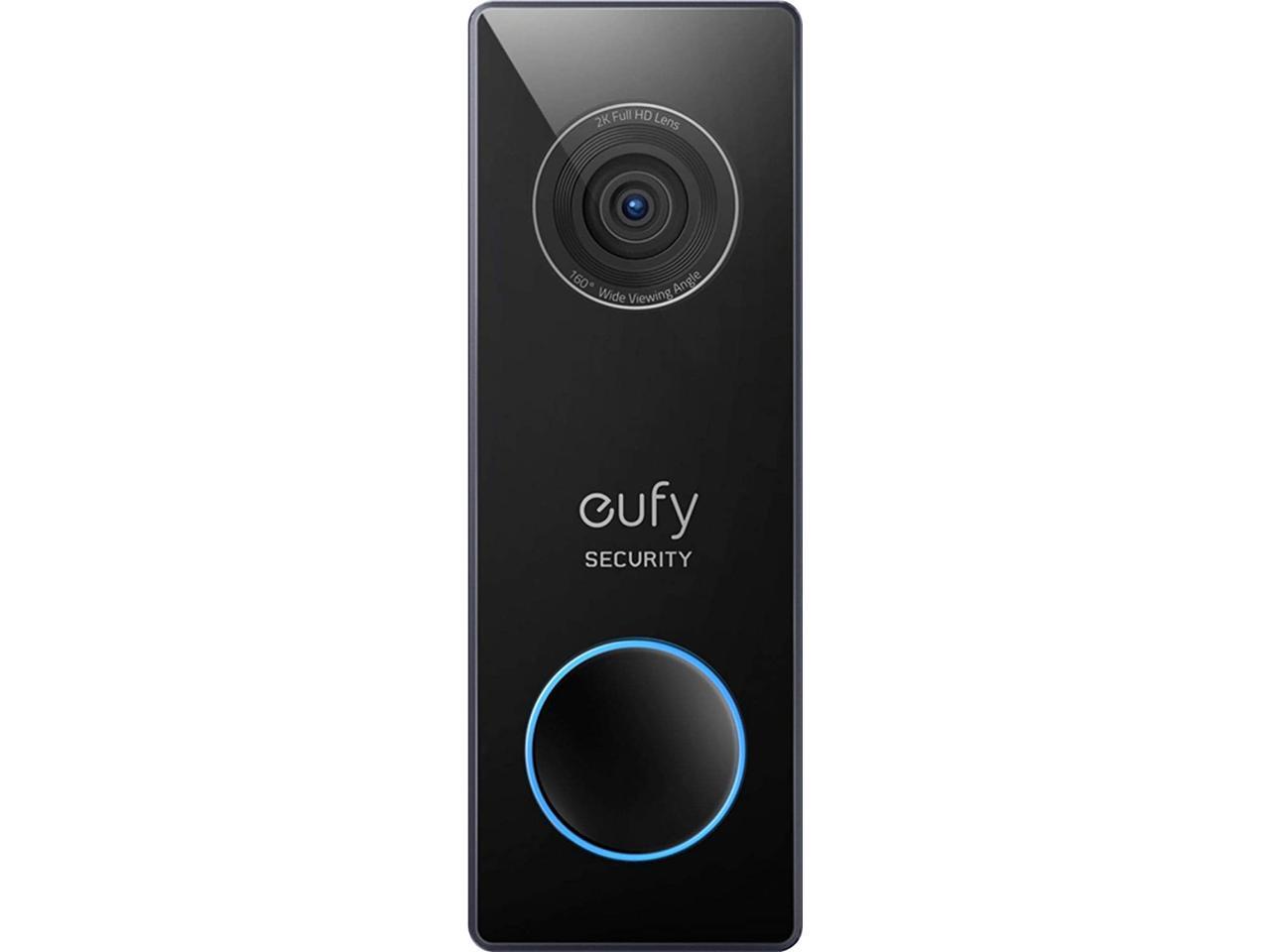 Refurbished eufy Security Wired 2K Video Doorbell. 2K Resolution, 5