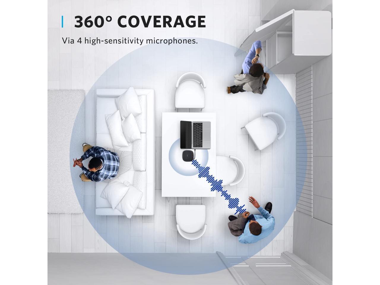 Anker PowerConf S330 USB Speakerphone, Conference Microphone for Home