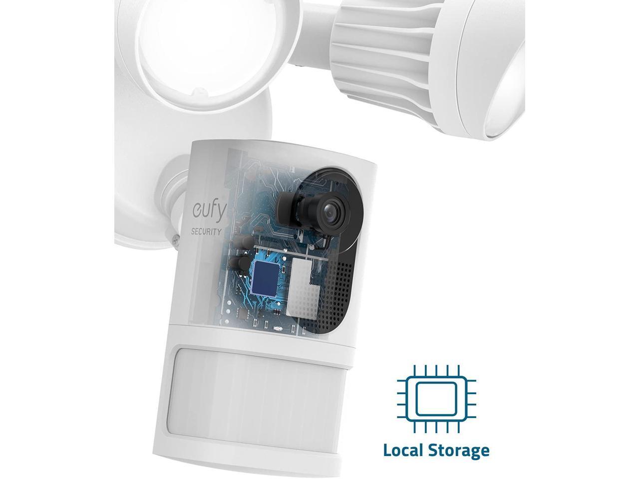 eufy Security Floodlight Camera E with Builtin AI, 2K Resolution, 2
