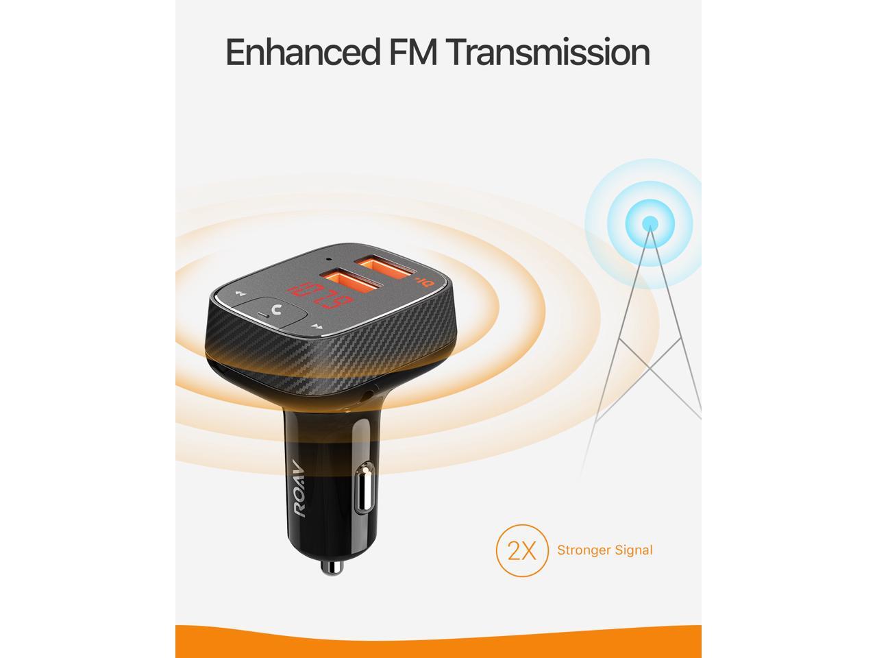 anker roav smartcharge f2 bluetooth fm transmitter