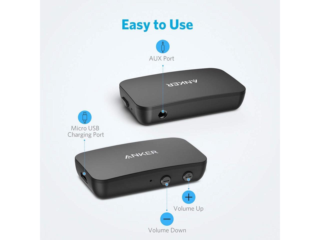 Anker Soundsync A3352 Bluetooth Receiver for Music Streaming with ...